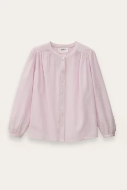 Ba&Sh DUHA blusa de algodón oversize PÚRPURA Sale