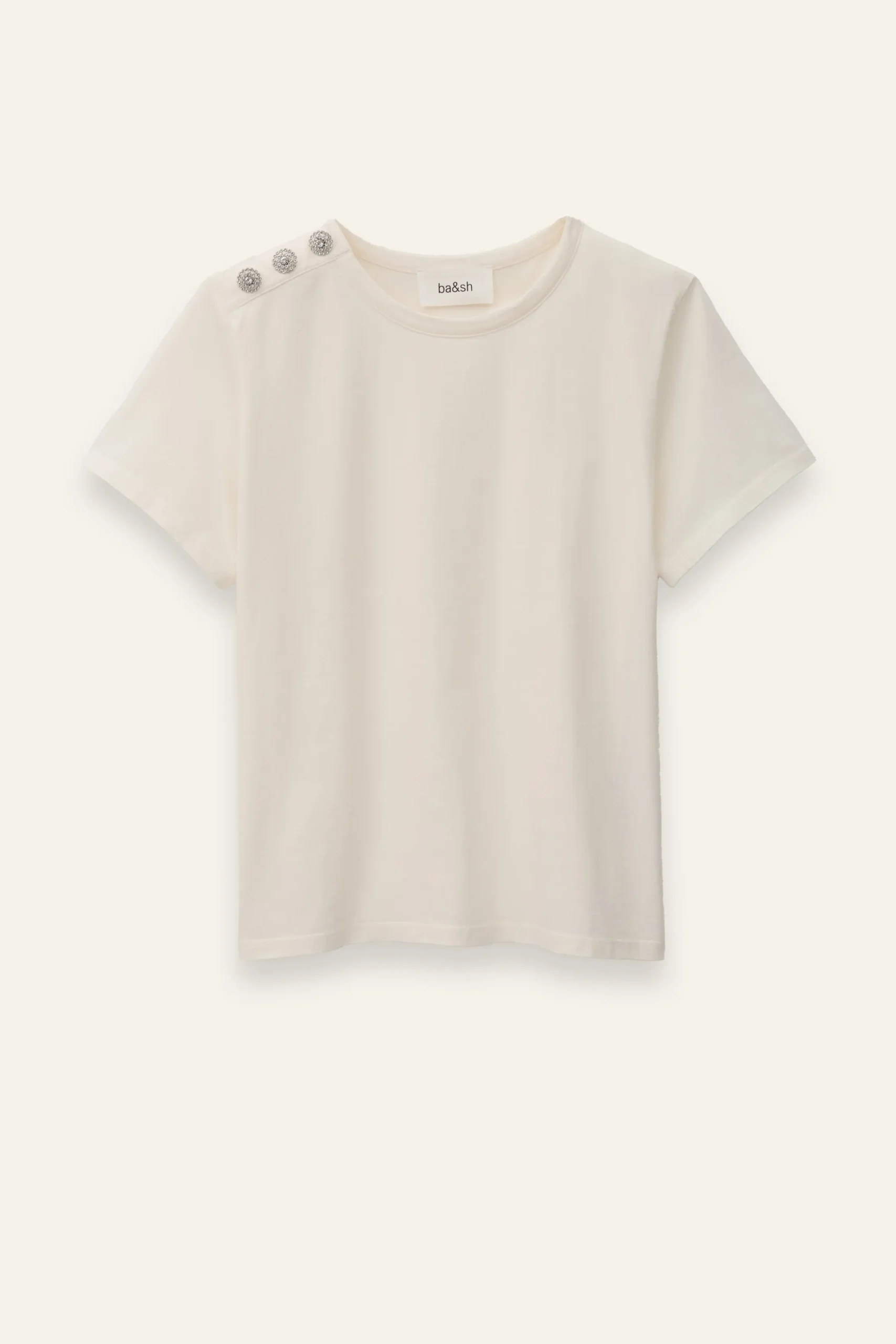 Ba&Sh ELMER T-SHIRT ECRU New