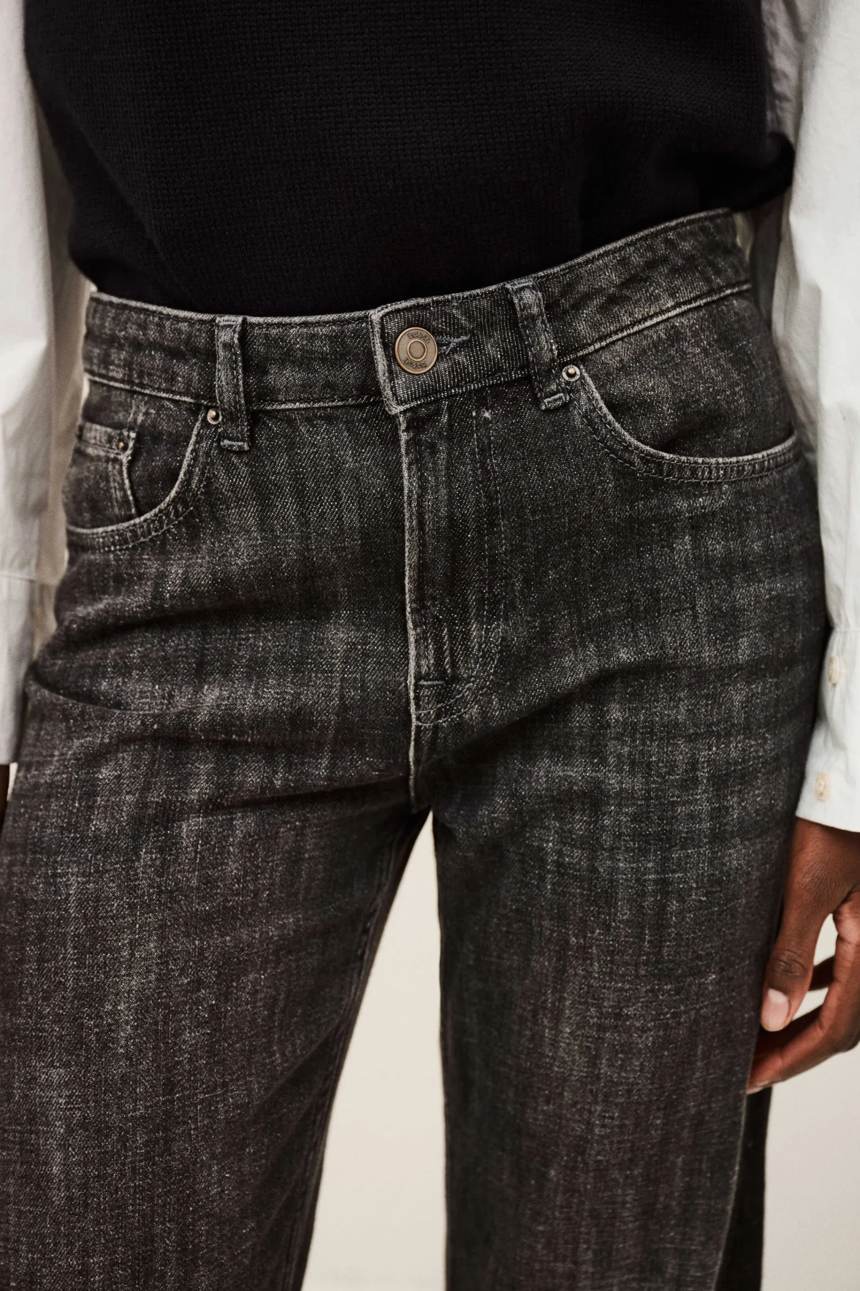 Ba&Sh FADOU JEANS NEGRO Clearance