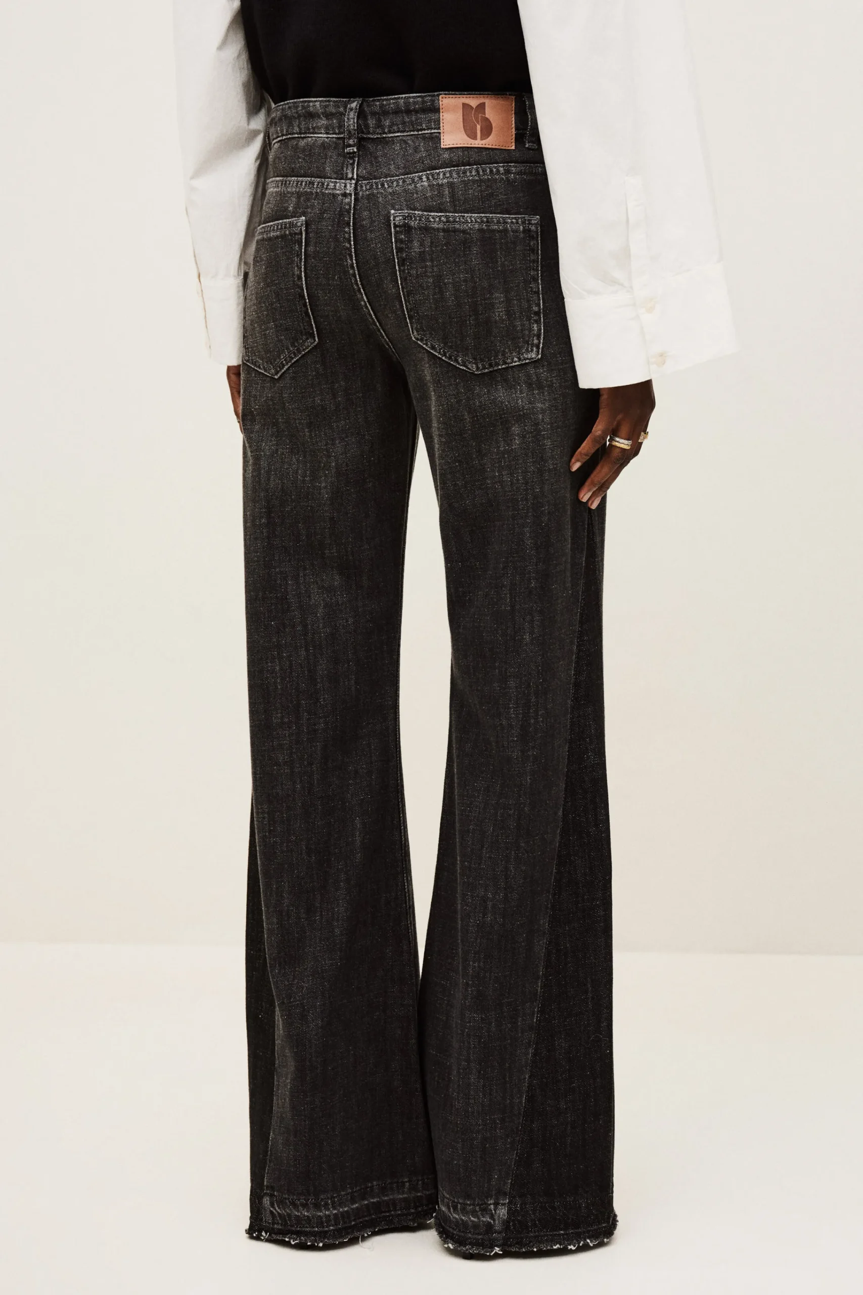 Ba&Sh FADOU JEANS NEGRO Clearance