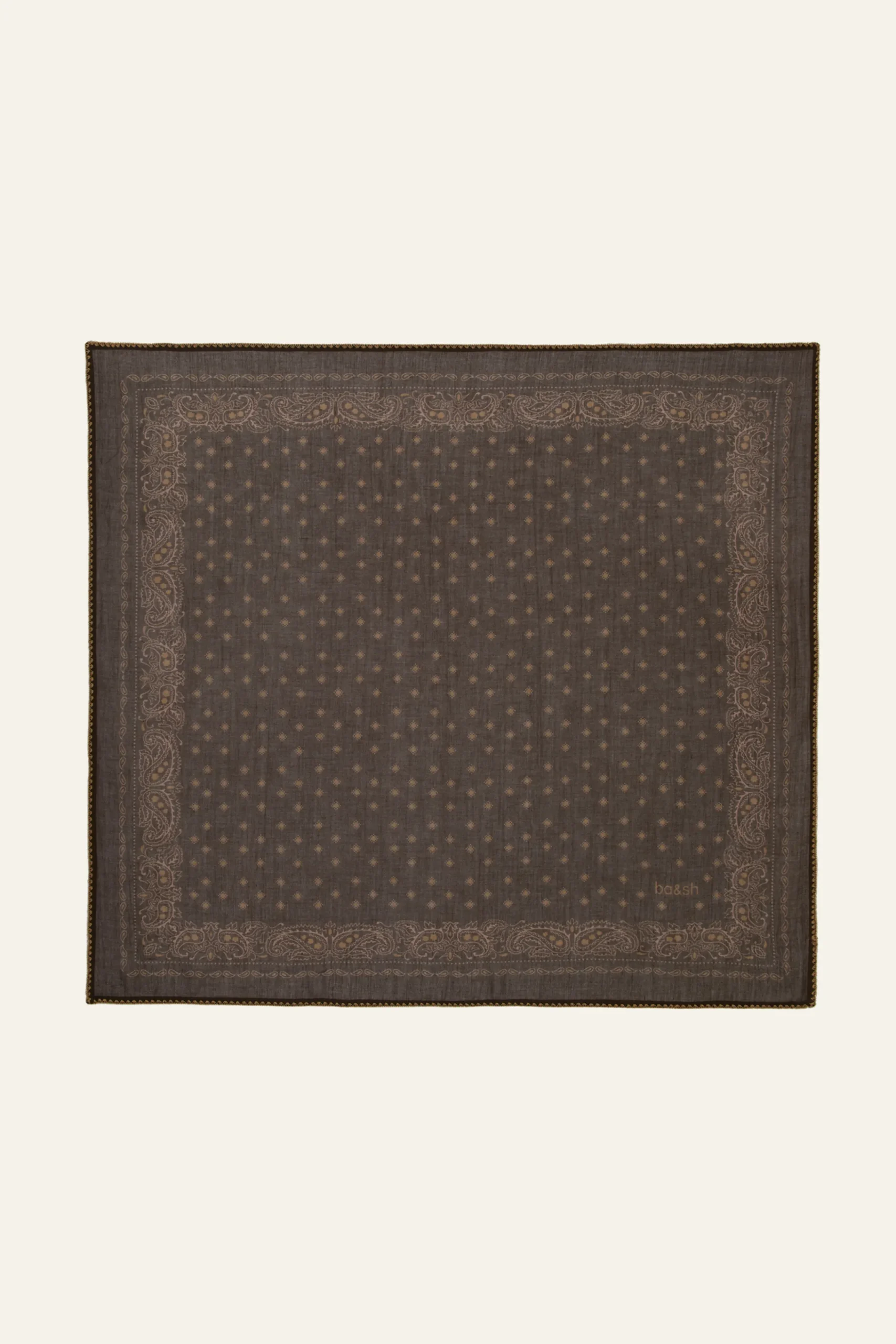 Ba&Sh FARY Pañuelo estampado estilo bandana € 75 MARRON Hot