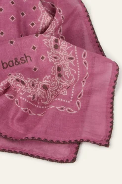 Ba&Sh FARY Pañuelo estampado estilo bandana € 75 PINK Discount