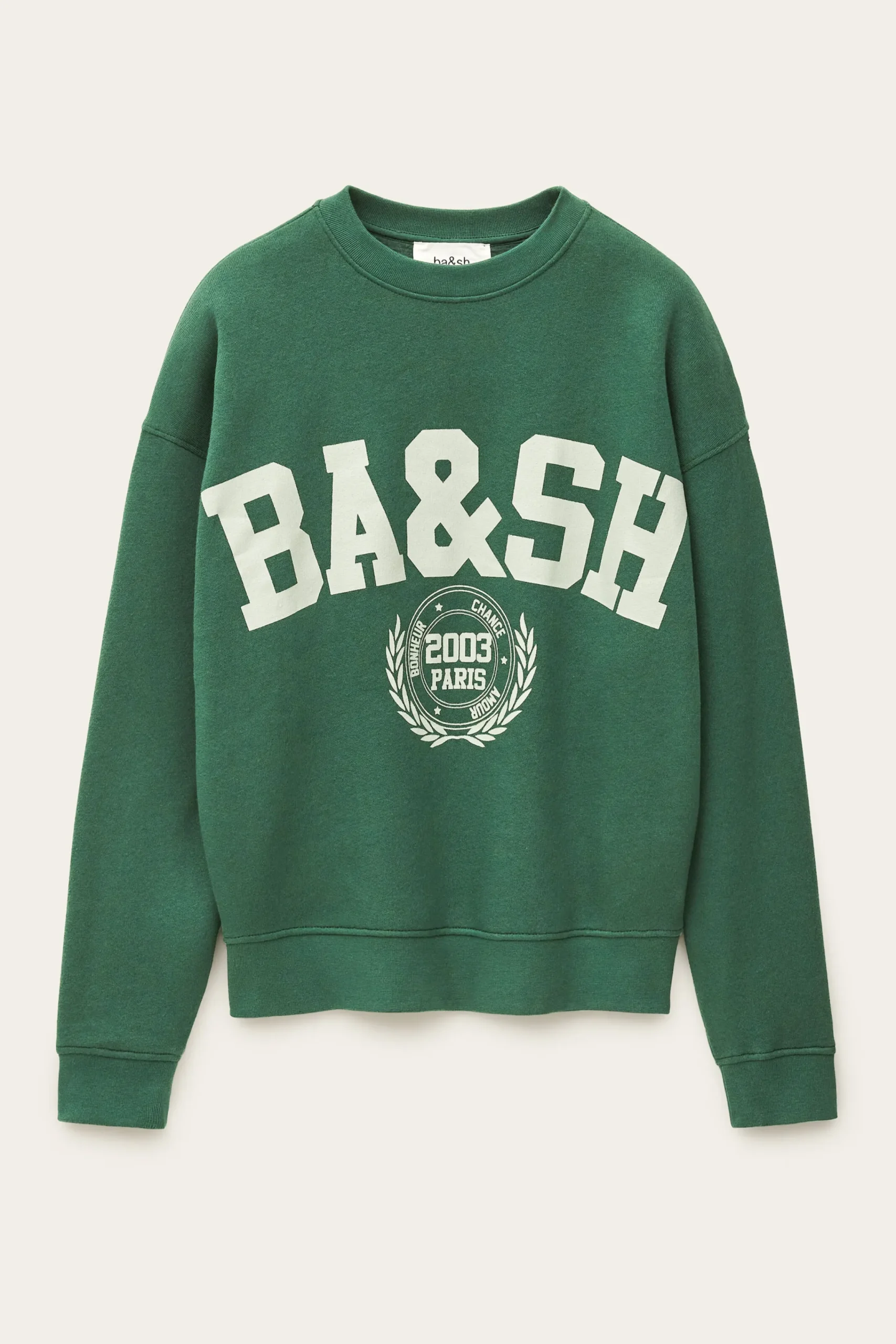Ba&Sh FENJA sudadera de cuello redondo VERDE New