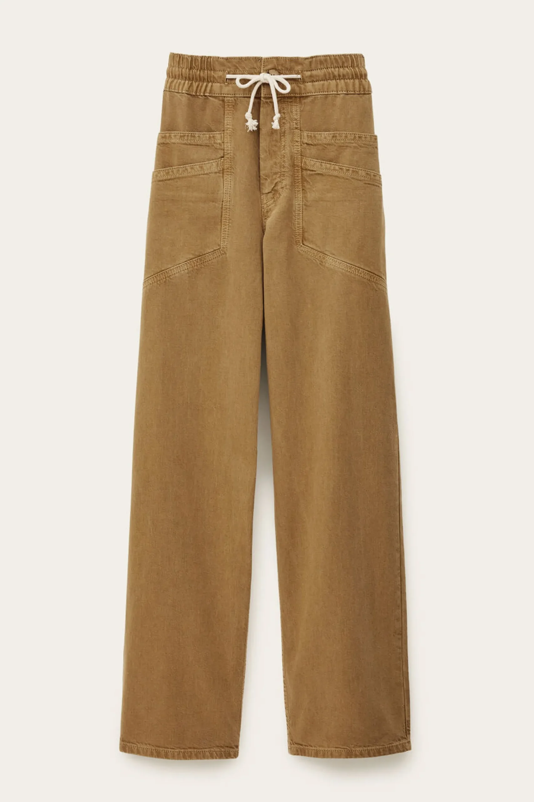 Ba&Sh FIMA pantalón ancho € 185 MARRON Clearance