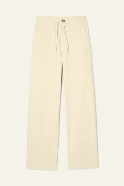 Ba&Sh FIMA pantalones rectos sueltos ECRU Best