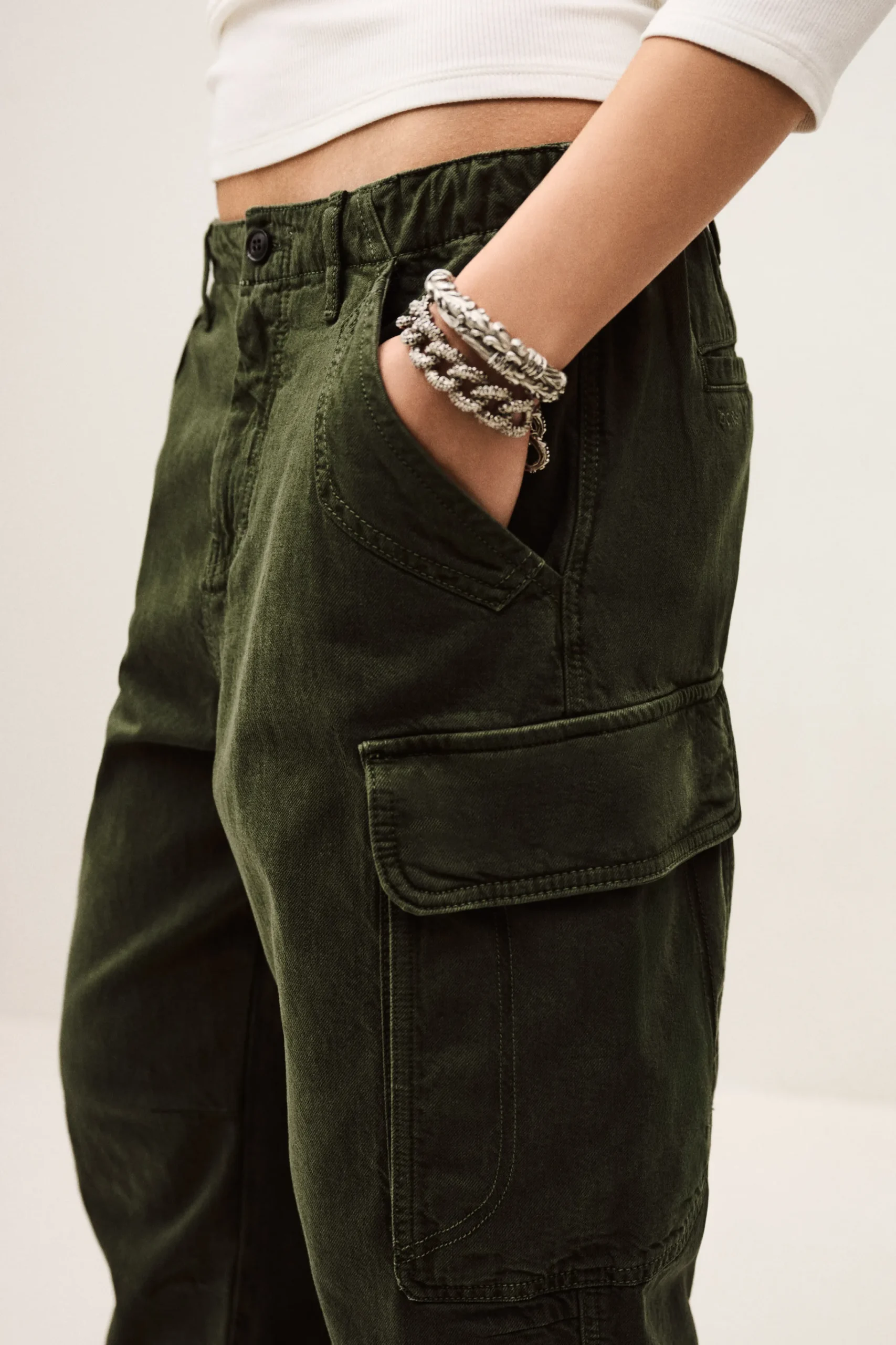 Ba&Sh FINO pantalón cargo jogger € 185 VERDE Sale