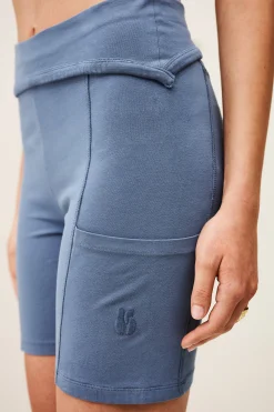 Ba&Sh FIRO pantalón corto deportivo de algodón € 95 AZUL