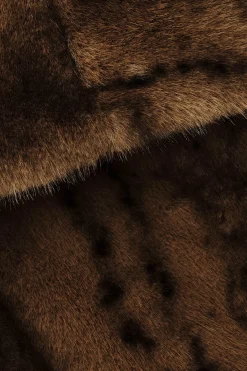 Ba&Sh FOXY faux fur coat MARRON Online