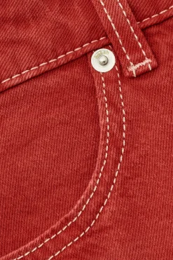 Ba&Sh FUSC denim-look trousers ROJO Clearance