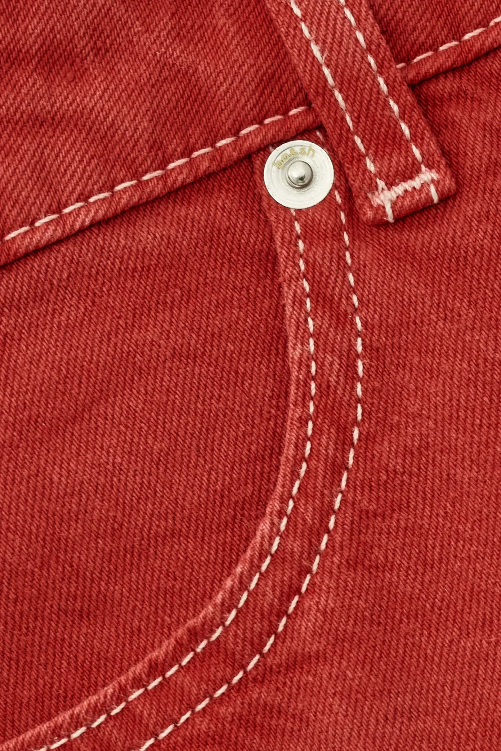 Ba&Sh FUSC denim-look trousers ROJO Clearance