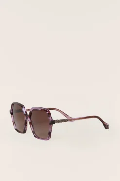 Ba&Sh gafas gafas de sol hexagonales PINK Best