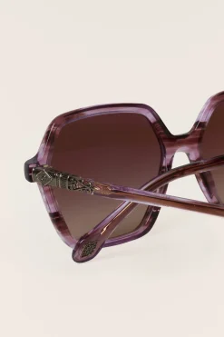 Ba&Sh gafas gafas de sol hexagonales PINK Best