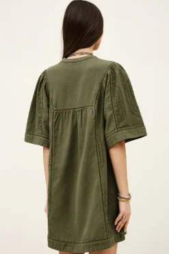 Ba&Sh GINA vestido corto VERDE Discount