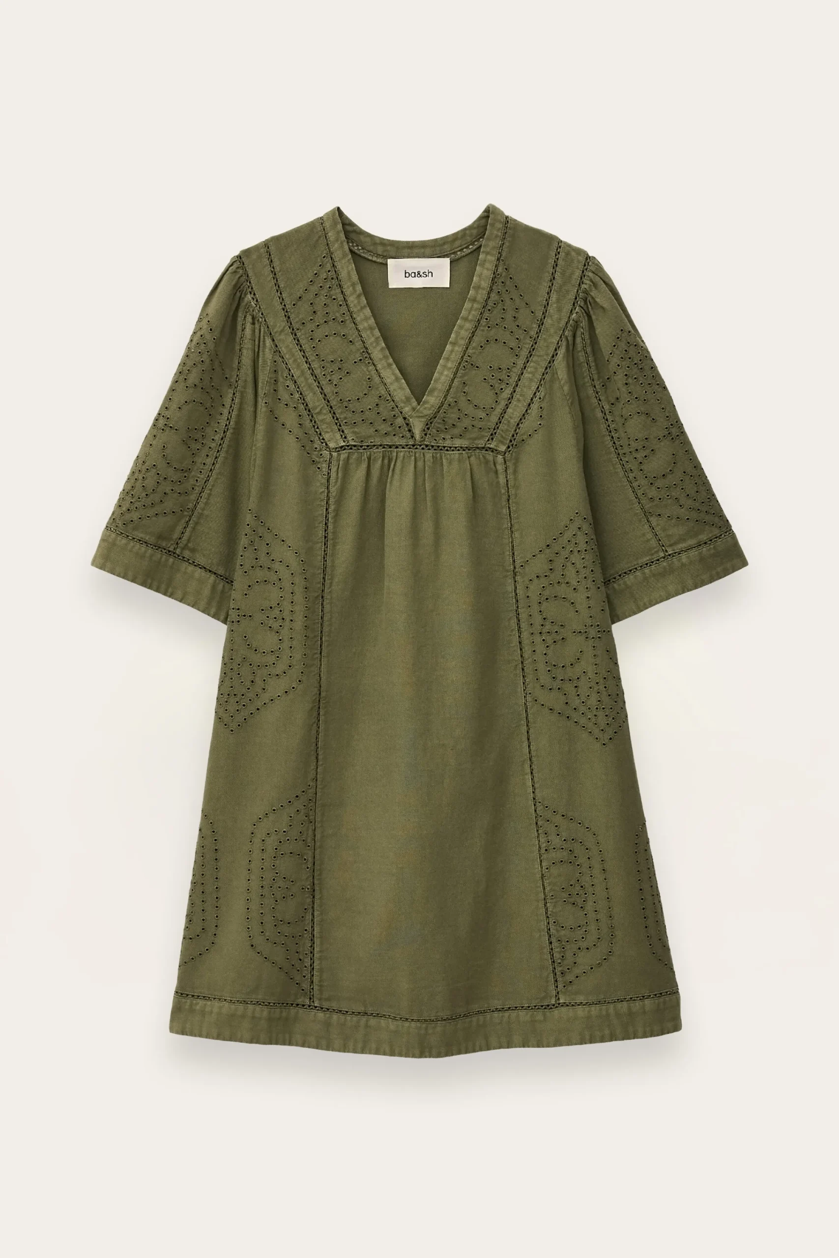 Ba&Sh GINA vestido corto VERDE Discount