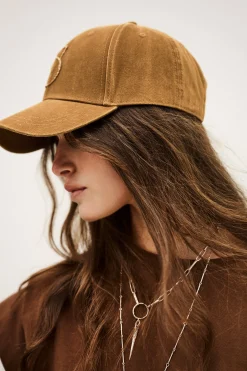 Ba&Sh HALYCE gorra de algodón MARRON Clearance