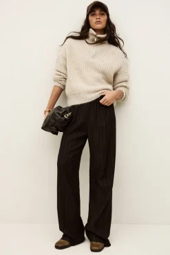 Ba&Sh HANDREW elasticated waist trousers MARRON Best