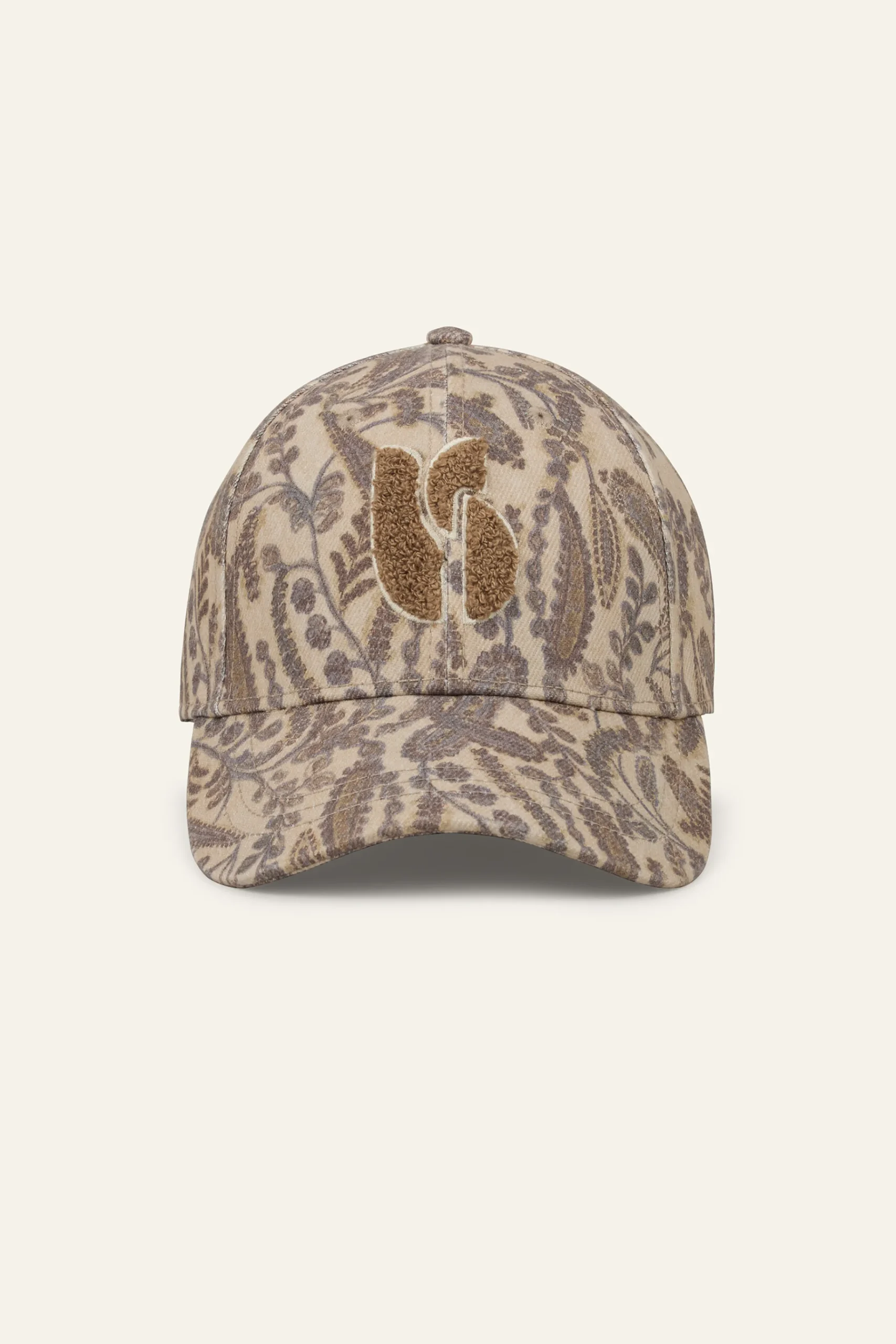 Ba&Sh HARI gorra de algodón estampada ECRU Sale