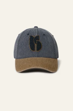 Ba&Sh HENRI gorra de béisbol de algodón GRIS Discount