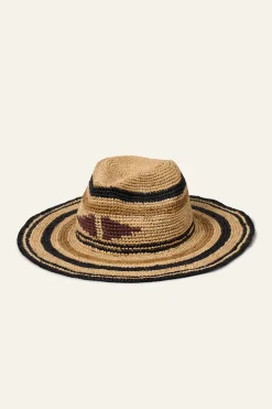 Ba&Sh HINDIRA sombrero trenzado NEGRO Best