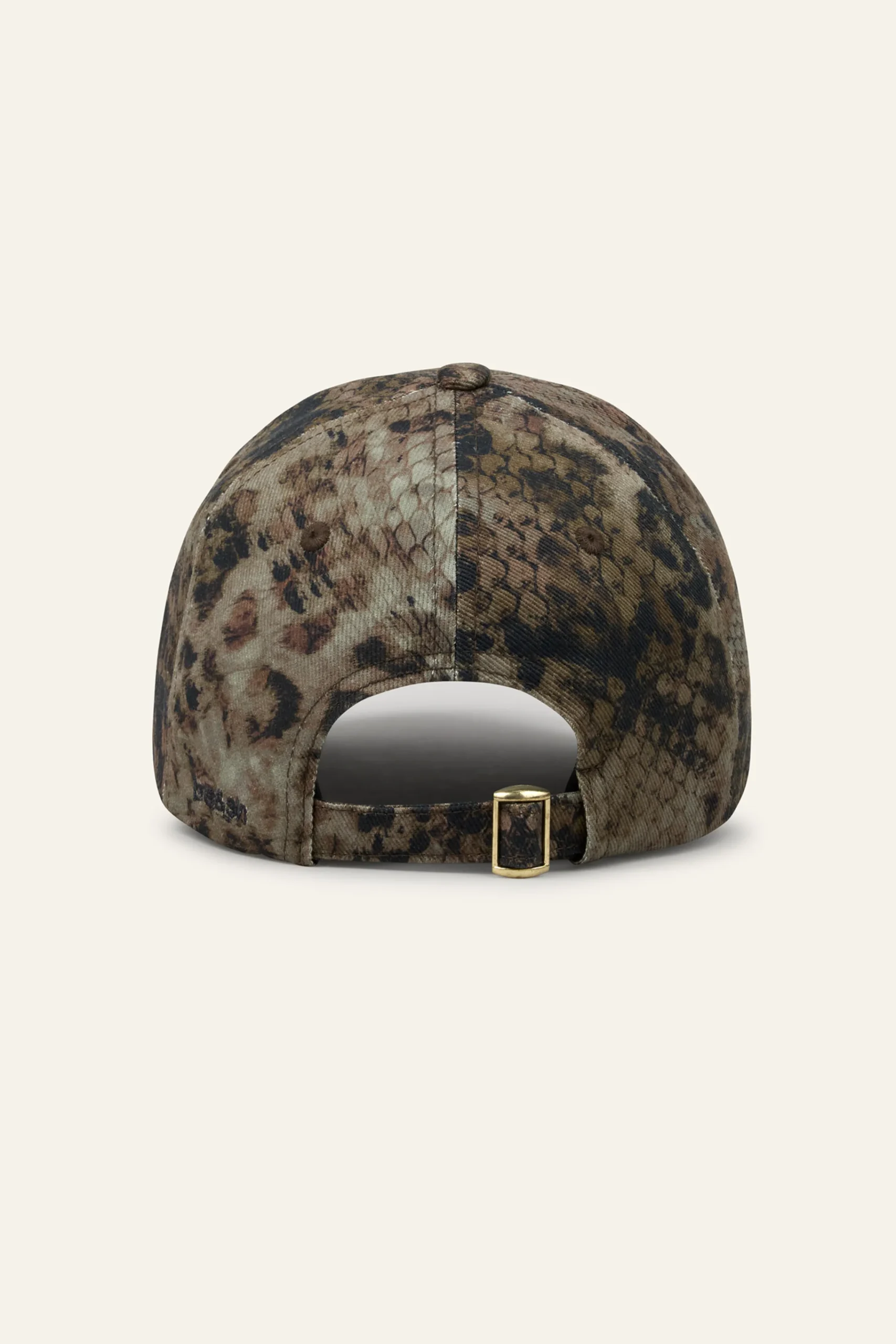 Ba&Sh HONI gorra de algodón estampada VERDE Best