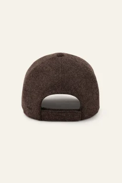 Ba&Sh HUGO gorra bordada MARRON