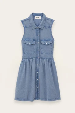Ba&Sh ILONA vestido camisero AZUL Sale
