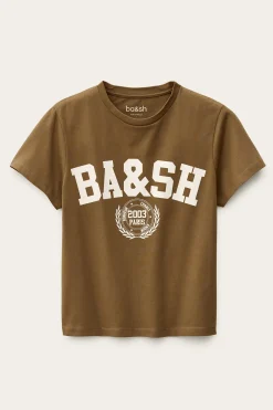 Ba&Sh IONI short-sleeved T-shirt MARRON Sale