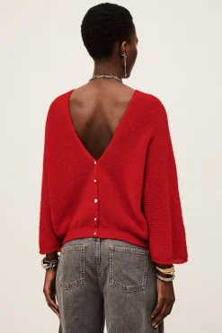 Ba&Sh ISAAC suéter reversible ROJO Hot