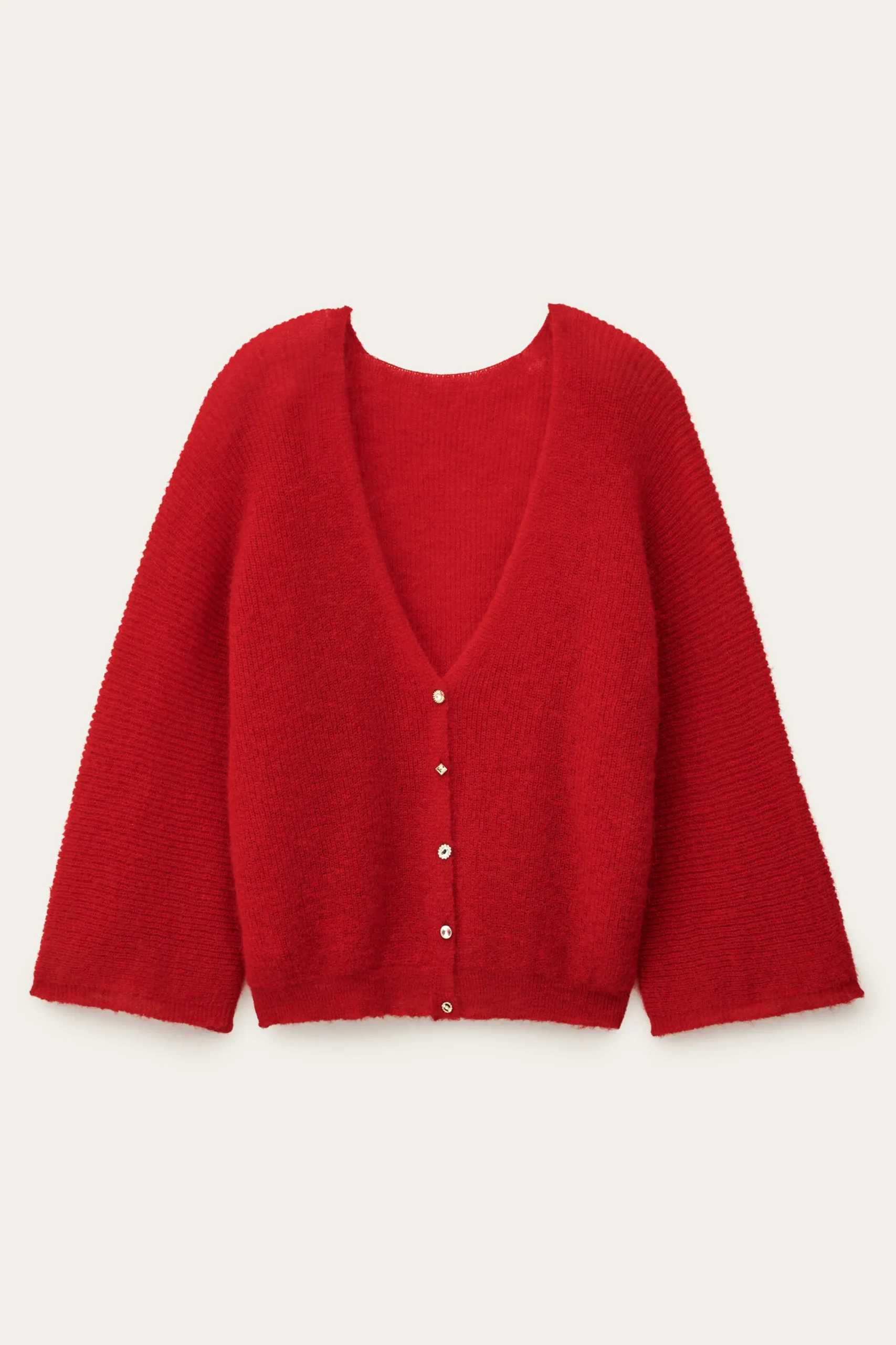 Ba&Sh ISAAC suéter reversible ROJO Hot