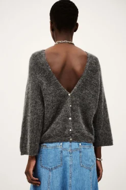 Ba&Sh ISAAC suéter reversible GRIS Online