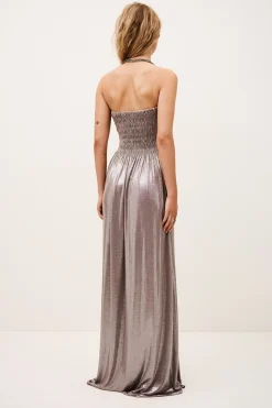 Ba&Sh ISABELLA vestido largo GRIS Best