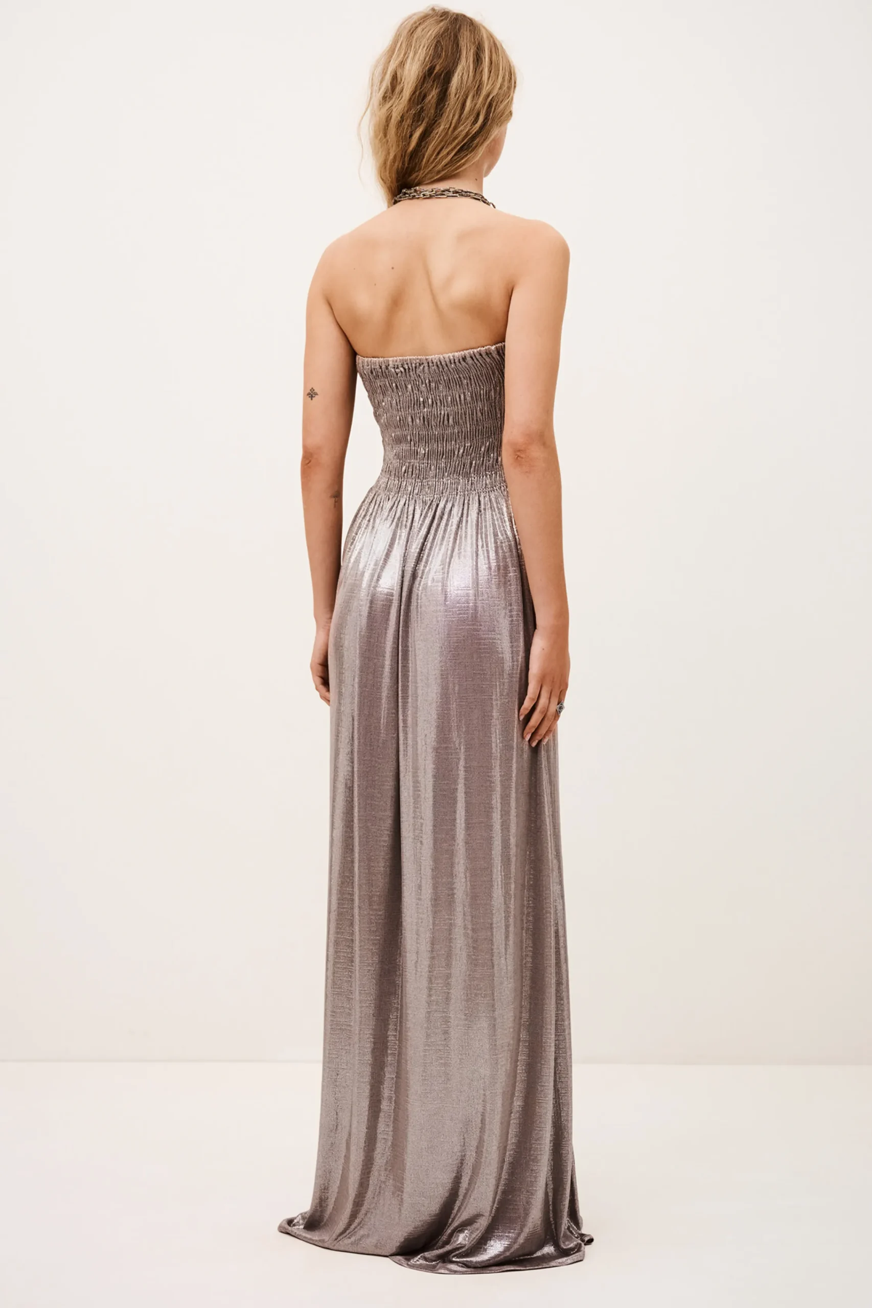 Ba&Sh ISABELLA vestido largo GRIS Best