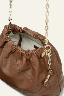 Ba&Sh JUNE bolso de cuero MARRON New