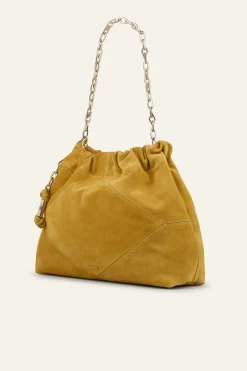 Ba&Sh JUNE bolso tote de ante ROJO New