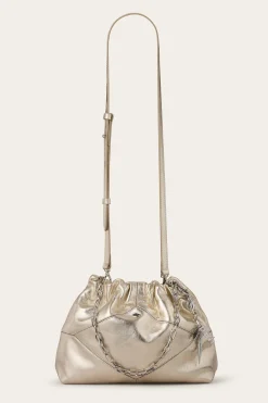 Ba&Sh JUNE bolso tote mini de cuero ECRU Discount