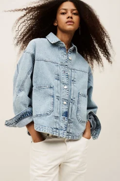 Ba&Sh JUNO chaqueta vaquera AZUL Sale