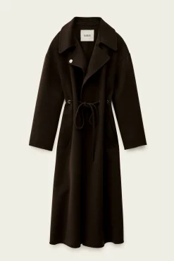 Ba&Sh KATE midi coat MARRON