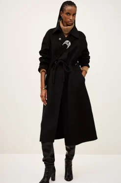 Ba&Sh KATE TRENCHCOAT NEGRO Best