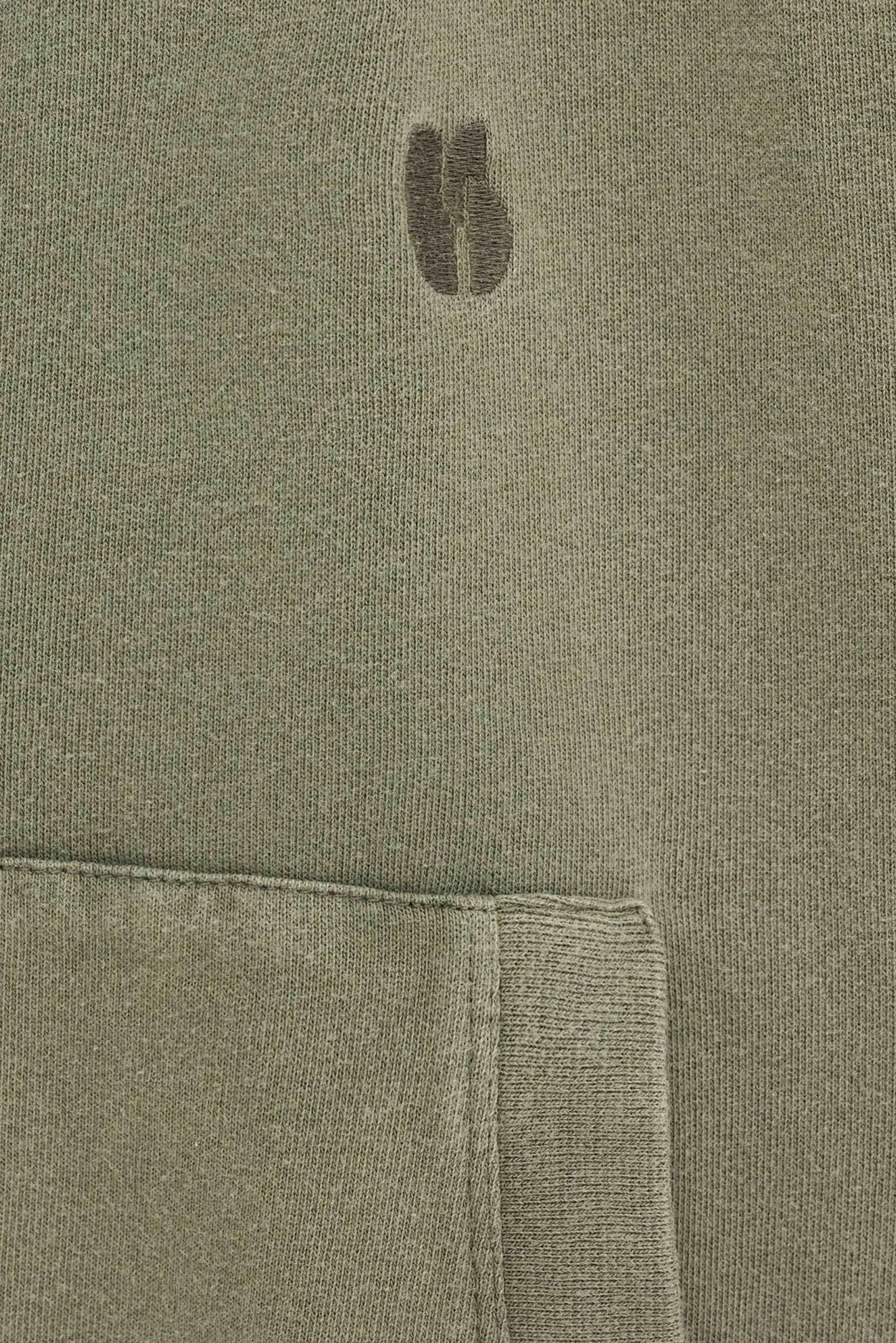 Ba&Sh KIRA sudadera de algodón con cremallera VERDE Sale