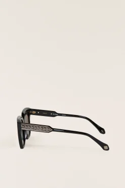Ba&Sh LAIA gafas de sol rectangulares NEGRO Best