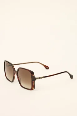 Ba&Sh LIANE gafas de sol cuadradas MARRON Outlet