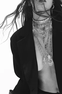Ba&Sh LINA collar largo con aro ORO Clearance