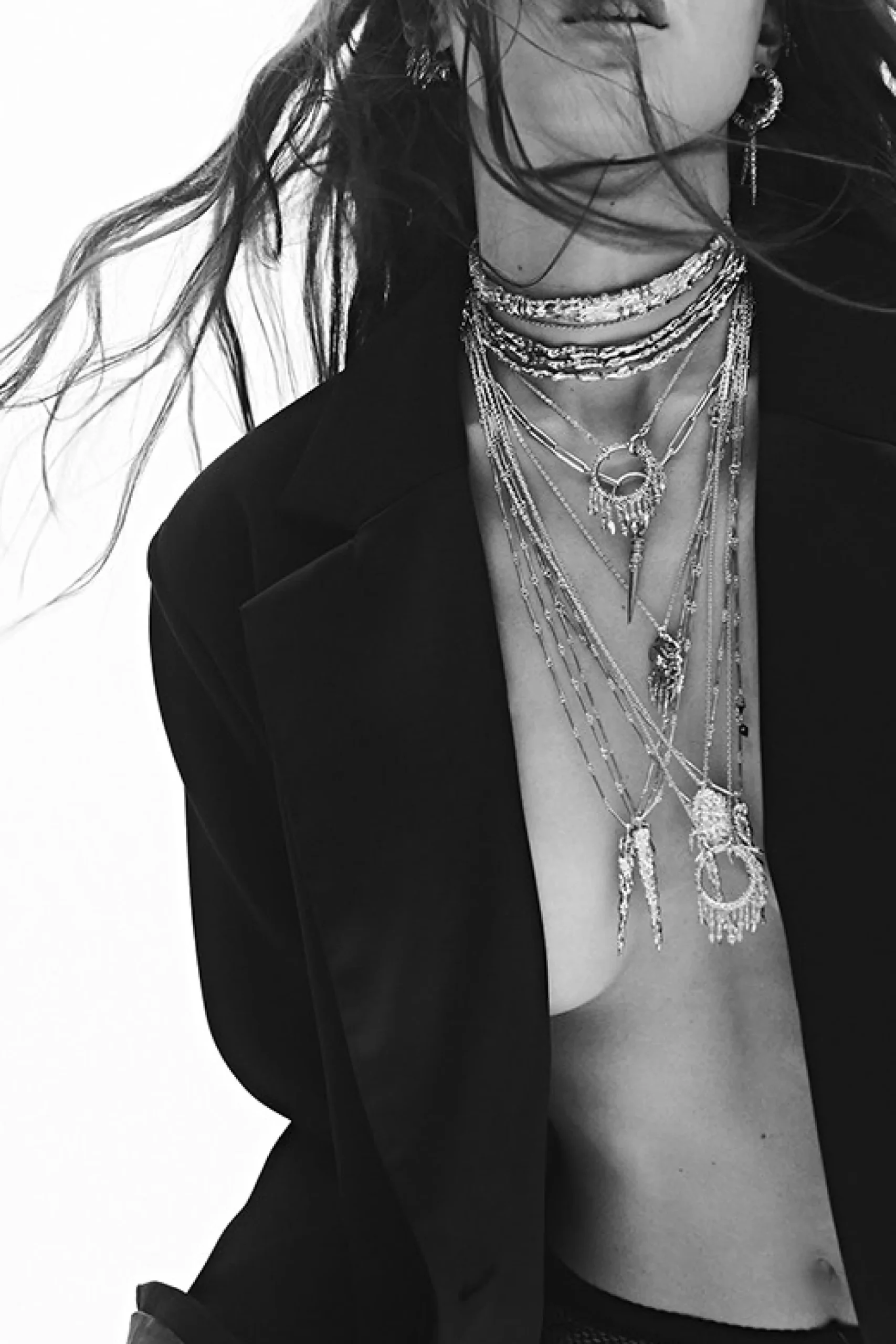 Ba&Sh LINA collar largo con aro ORO Clearance