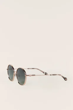 Ba&Sh LIORA gafas de sol de metal VERDE Best