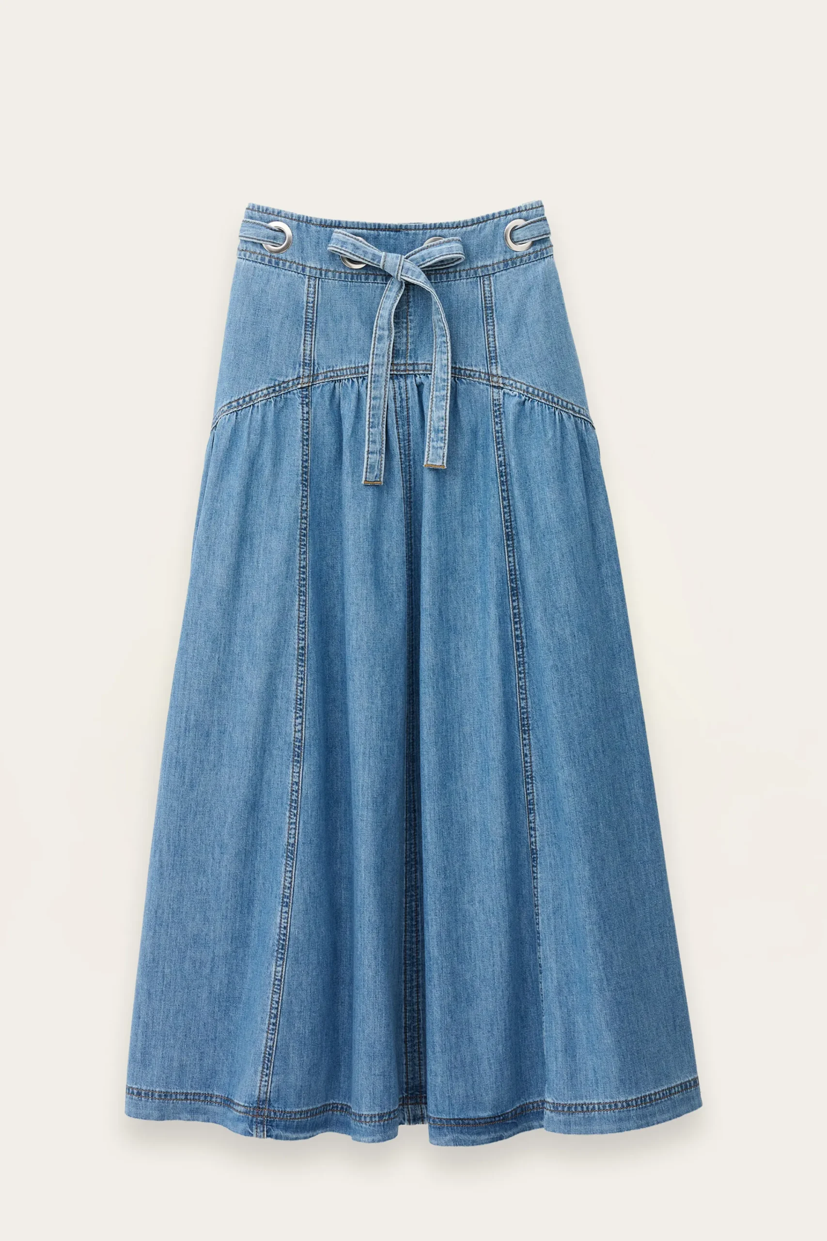 Ba&Sh LONIA falda midi AZUL Online