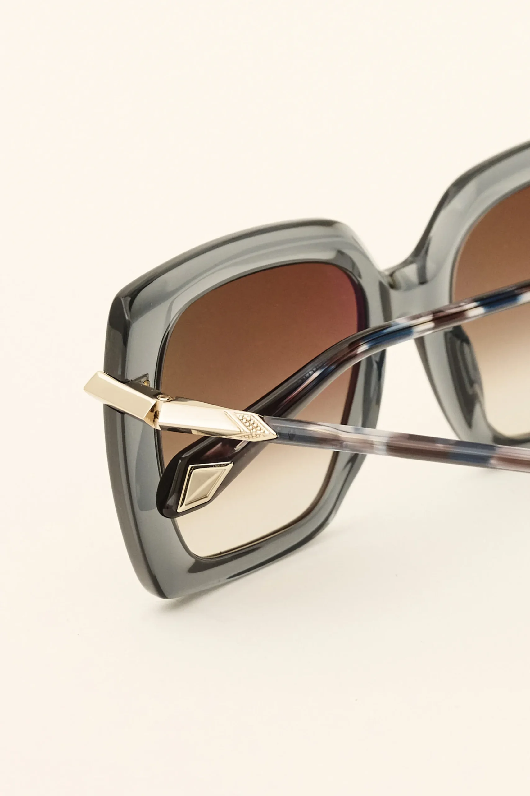 Ba&Sh LUCILE gafas de sol cuadradas AZUL New