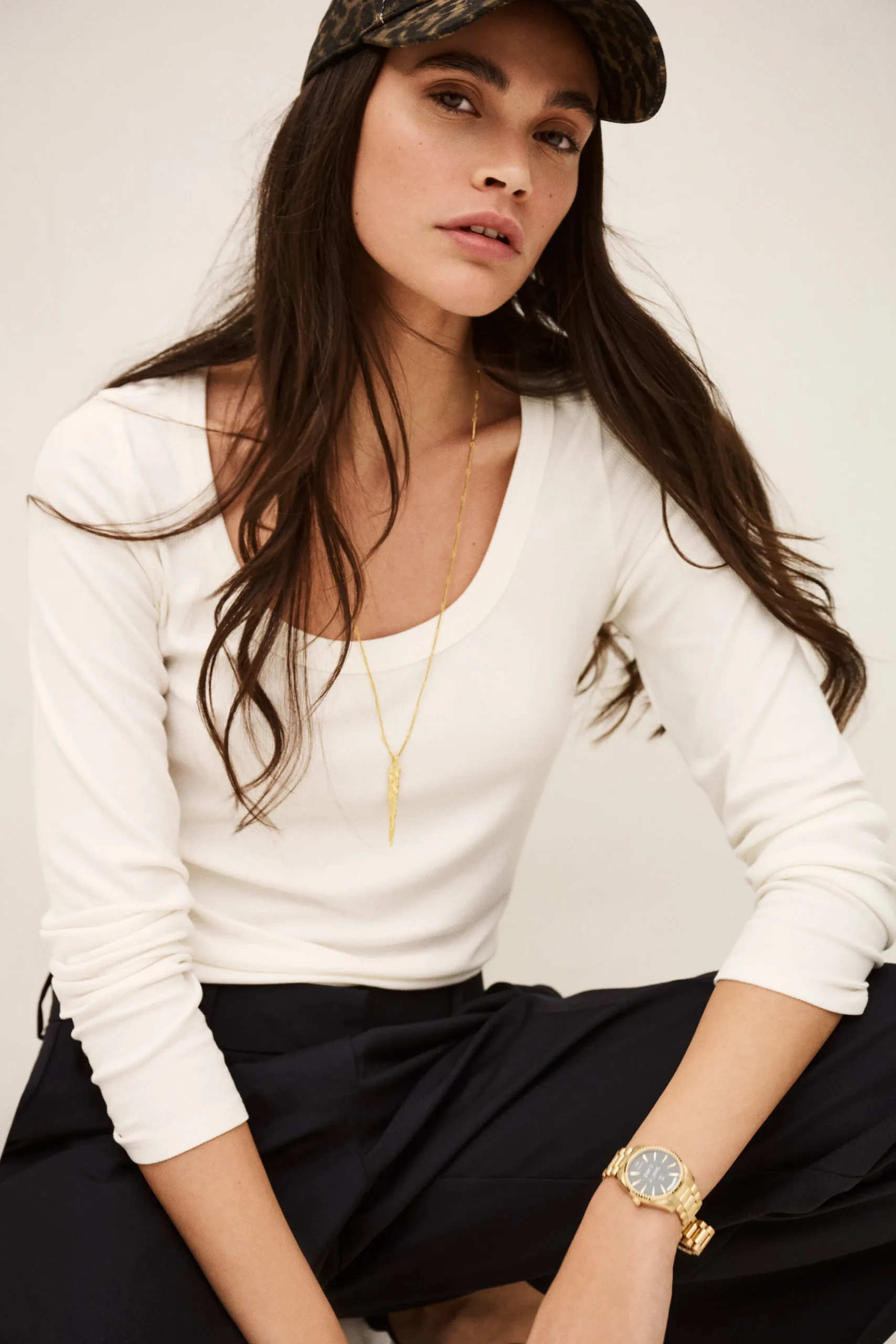 Ba&Sh LUISA T-SHIRT ECRU Clearance