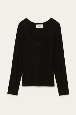 Ba&Sh LUISA T-SHIRT NEGRO