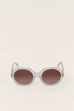 Ba&Sh luny gafas de sol redondeadas GRIS