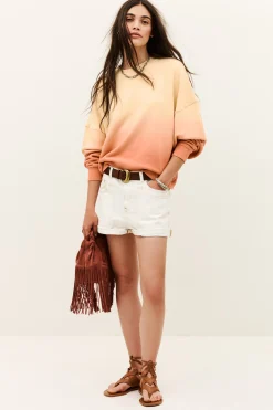 Ba&Sh MAHIDA sudadera oversize AMARILLO Best